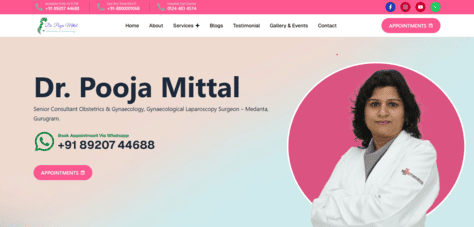 Dr. Pooja Mittal β Portfolio